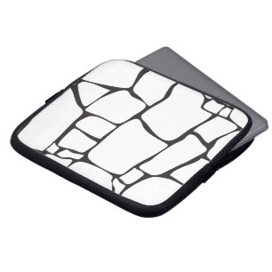 Modern abstrakt stennmönster laptop fodral