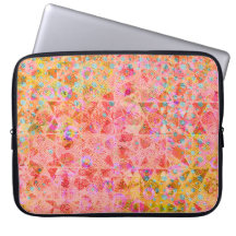 Modern Abstrakt Strawberry Laptop sleeve