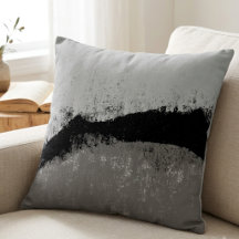 Modern abstrakt svart och grå texturerad konst
