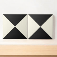 Modern Abstrakt Svart och Vitt Geometriskt Triange
