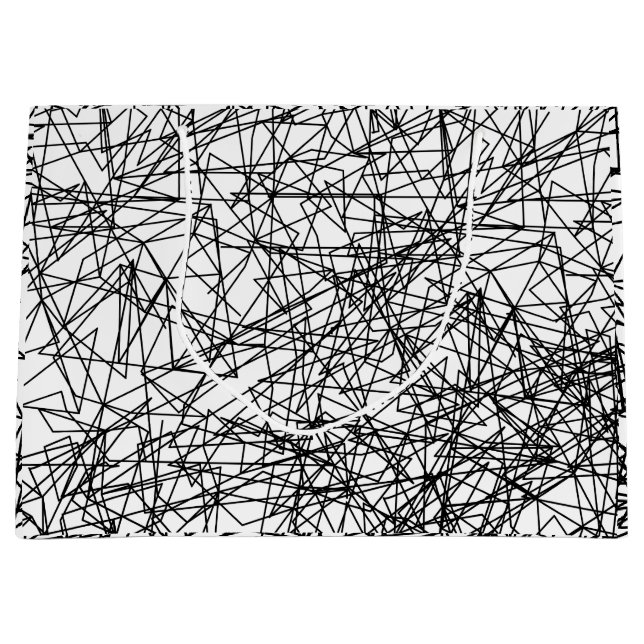 modern abstrakt svartvit konst mönster (Framsidan)