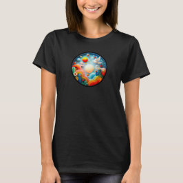 Modern abstrakt t-shirt-design t shirt