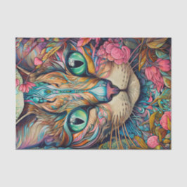 Modern Abstrakt Tabby katt