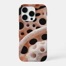 Modern abstrakt terrakotta iPhone-fodral
