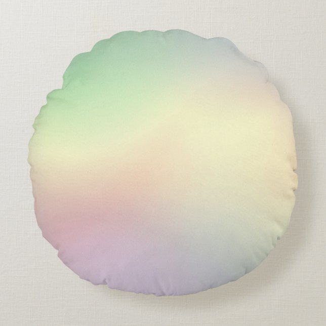 Modern abstrakt texturdesign  rund kudde (Framsidan)