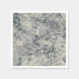 Modern Abstrakt Texturerad Grå Lavendel Salvia Grö Pappersservett