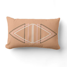 Modern Abstrakt Triangles Light Brown Reversible