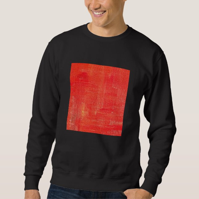 Modern Abstrakt Tröja Lång Ärmad Tröja (Framsida)