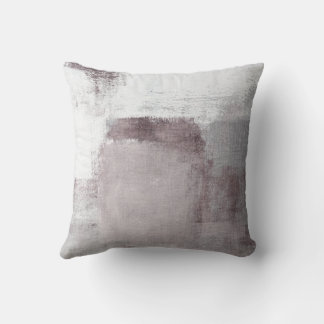 Modern Abstrakt Vin Mauve & Grått Kudde