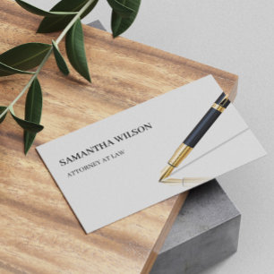 Modern advokat för minimal Professionell vid juri Visitkort