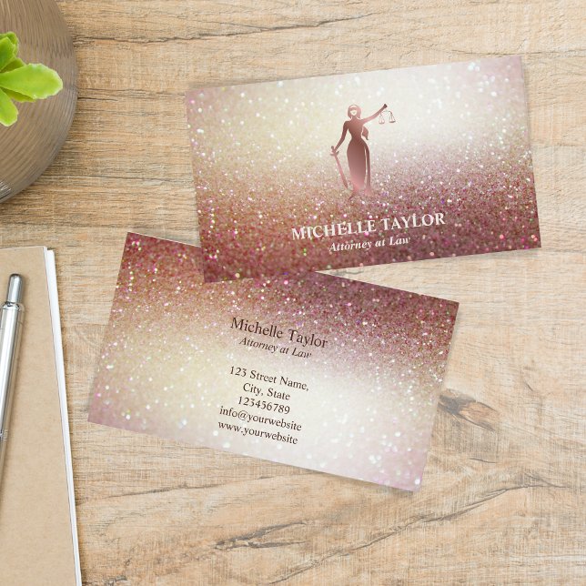 Modern advokat vid juridiska Kontorsmateriel Visitkort (Skapare uppladdad)