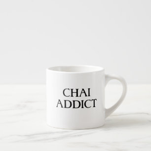 Modern Aesthetic Chai Addict Funny Arabiska Espressomugg