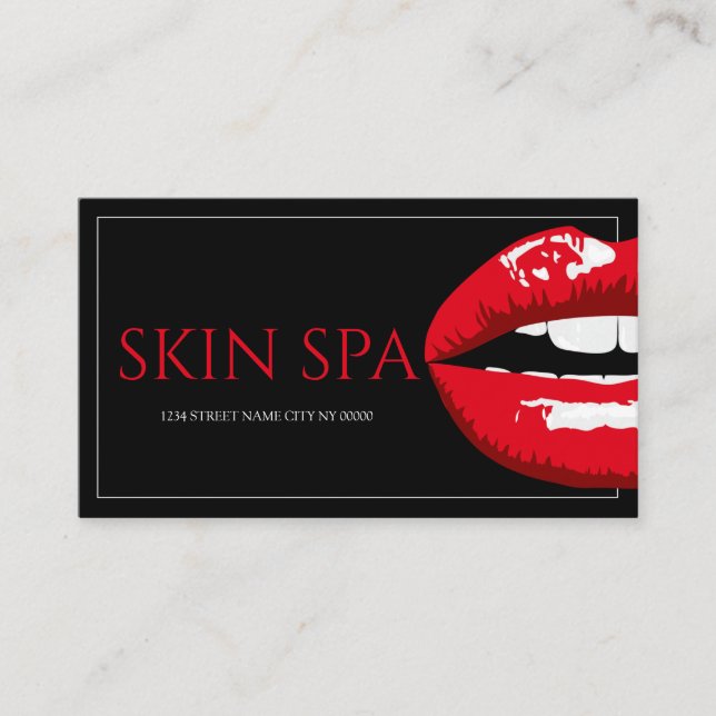 Modern Aesthetic Nurse, Doctor, Cosmetic Surgery B Visitkort (Framsida)