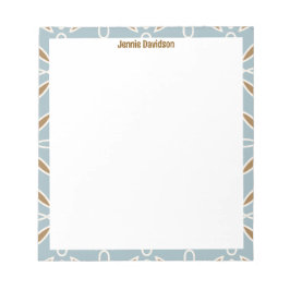 Modern Aesthetic Typography with Stylish Border Anteckningsblock