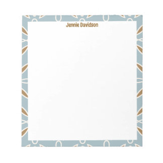 Modern Aesthetic Typography with Stylish Border Anteckningsblock