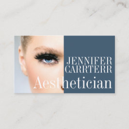 Modern Aesthetician Salon Spa Makeup Artist Card Visitkort