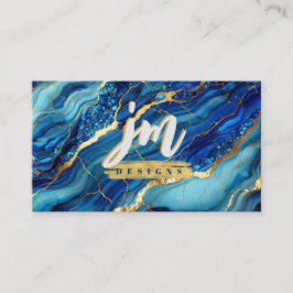 Modern Affärskort med fetstil och Guld Visitkort