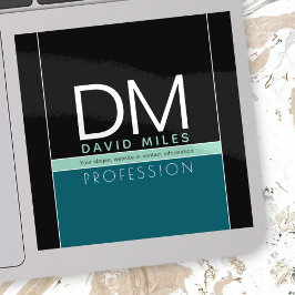 Modern affärsmall | Anpassadet Färg Klistermärken