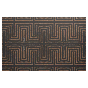 Modern afrikansk stamdesign Mönster Tyg