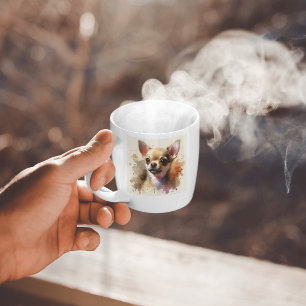 Modern Ai Art Chihuahua Kaffemugg
