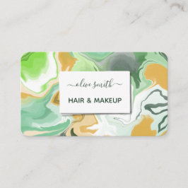 Modern akryl av flytande konst visitkort