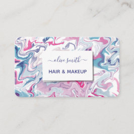 Modern akryl av flytande konst visitkort