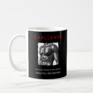 Modern aktiveringschallenge-citat kaffemugg