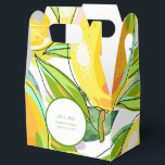 Modern akvarell citronträdgård gul presentask<br><div class="desc">Modern akvarell citronträdgård gul presentask .</div>