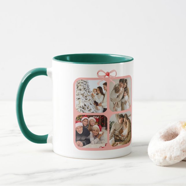 Modern akvarell jul mugg (Med munk)