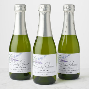 Modern akvarell Lavendel Baby Shower-present