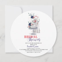 Modern akvarell vit bröllopsklänning med cake2