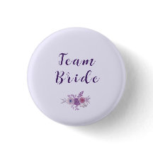 Modern akvarellblomma Brud Bröllopsdusch Team