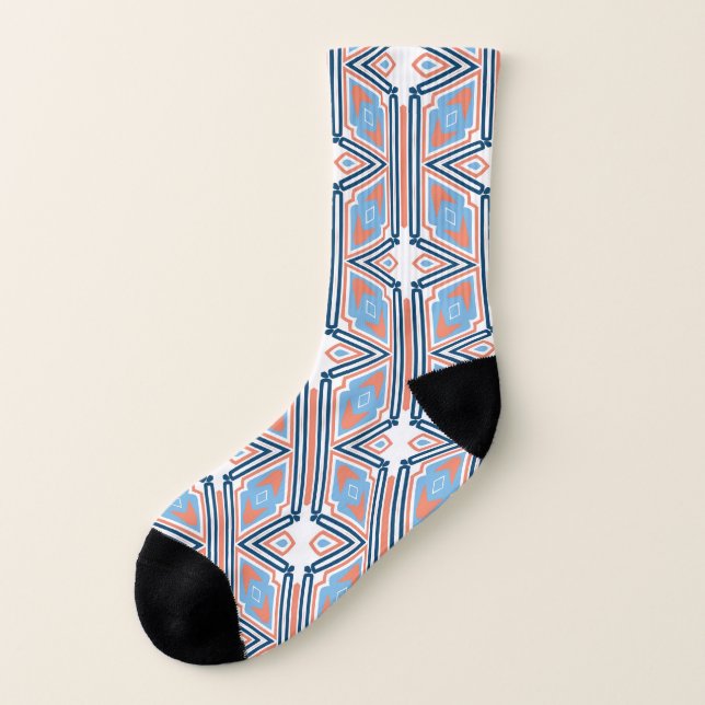 Modern allt-over-Print Socks Strumpor (Vänster utanför)
