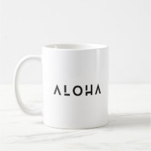 Modern "Aloha"-grafiklammer