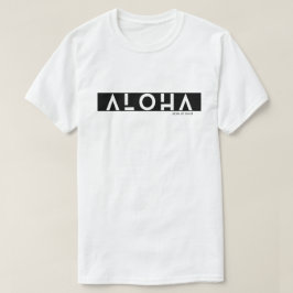Modern ALOHA-mentalitet Unisex-vardag T Shirt