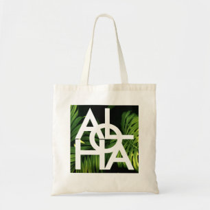 Modern Aloha Palm Hawaii Öatmosfär Tygkasse