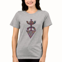 Modern Amazigh Yaz-symbol – Vibrant Tribal T-shirt