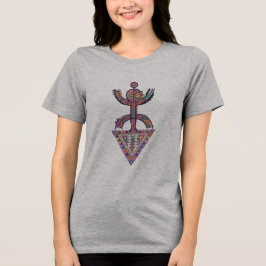 Modern Amazigh Yaz-symbol – Vibrant Tribal T-shirt