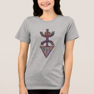 Modern Amazigh Yaz-symbol – Vibrant Tribal T-shirt