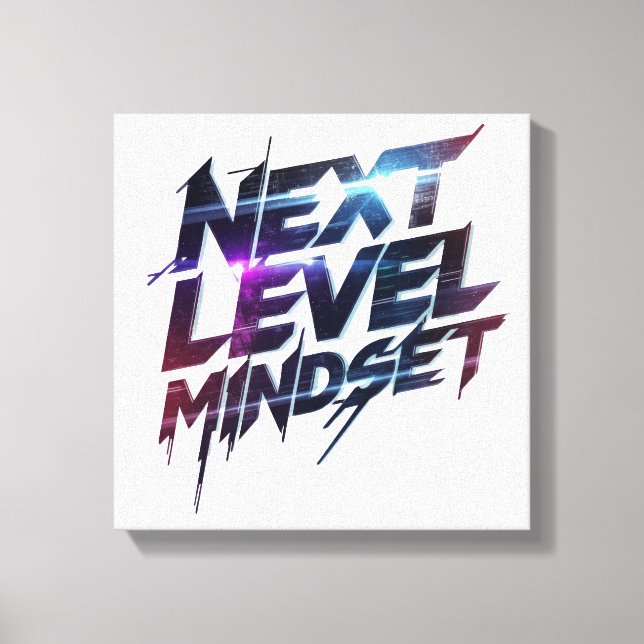 Modern Ambition and Hustle Graphic Canvastryck (Framsida)