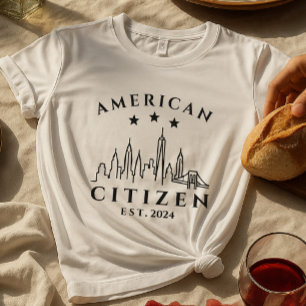 Modern American Citizen T-Shirt   Anpassningsbar å