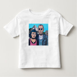 Modern American Gothic Art - Grant Woods Inspired T Shirt