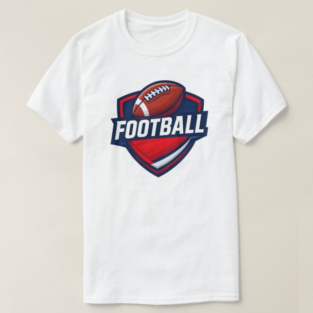 Modern amerikansk fotboll t shirt (Design framsida)
