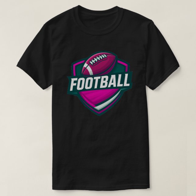 Modern amerikansk fotboll t shirt (Design framsida)