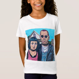 Modern amerikansk gotisk konst - Grant Woods inspi T Shirt