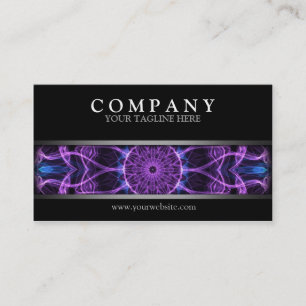 Modern Amethyst lust Visitkort
