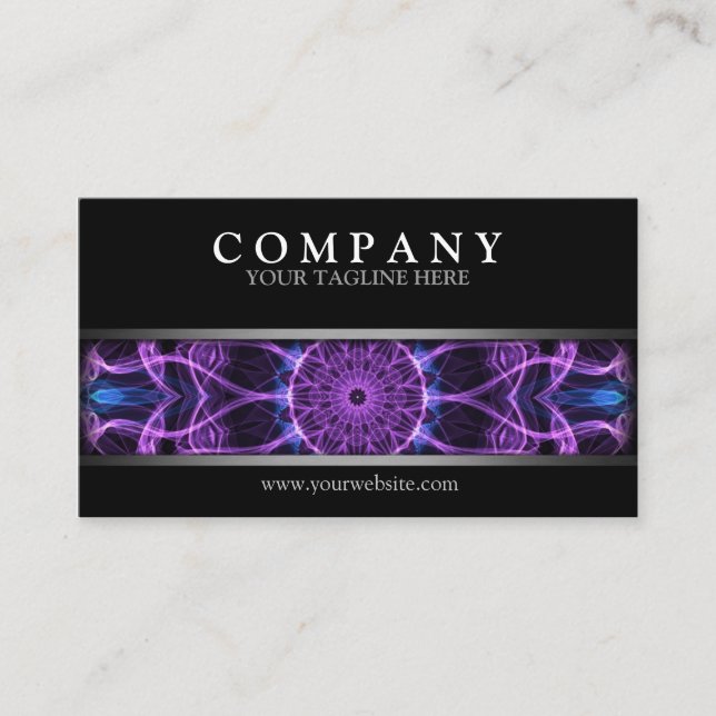 Modern Amethyst lust Visitkort (Framsida)