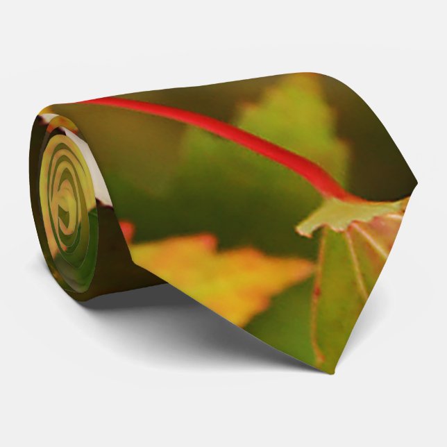 Modern and Elegant Autumn Leaves Tie Slips (Rullad)