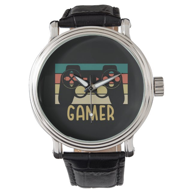 modern and elegant gamer armbandsur (Framsida)