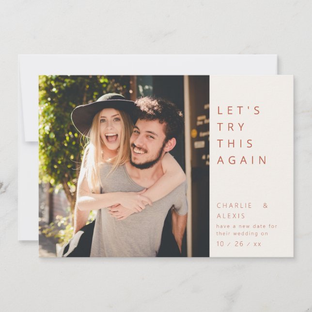 Modern Ändra Datum Spara Datumet (Framsida)